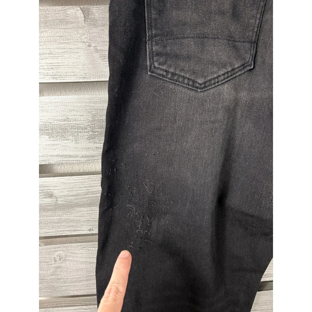 Banana Republic The Traveler Slim Fit Jeans Mens 38x32 Black Faded Stretch Denim